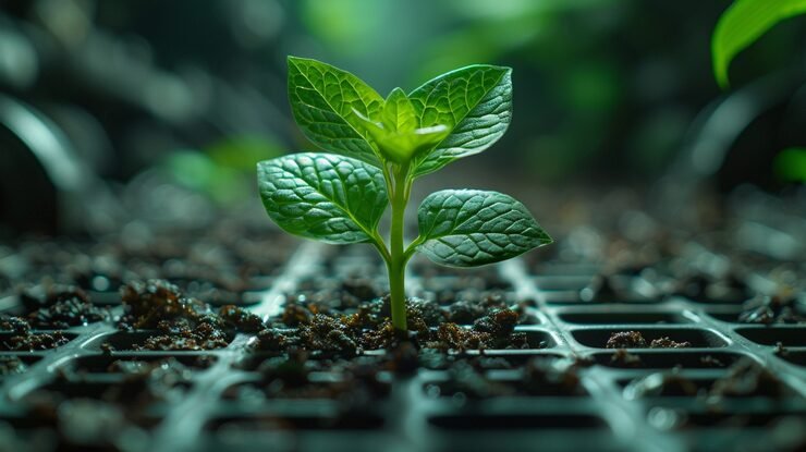 plant growing from soil 23 2151729563